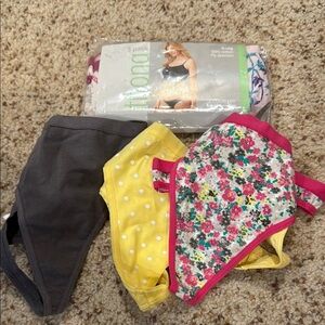 Motherhood Maternity Thong Underwear Set - 3 Pack NEw in pack and 3 new without